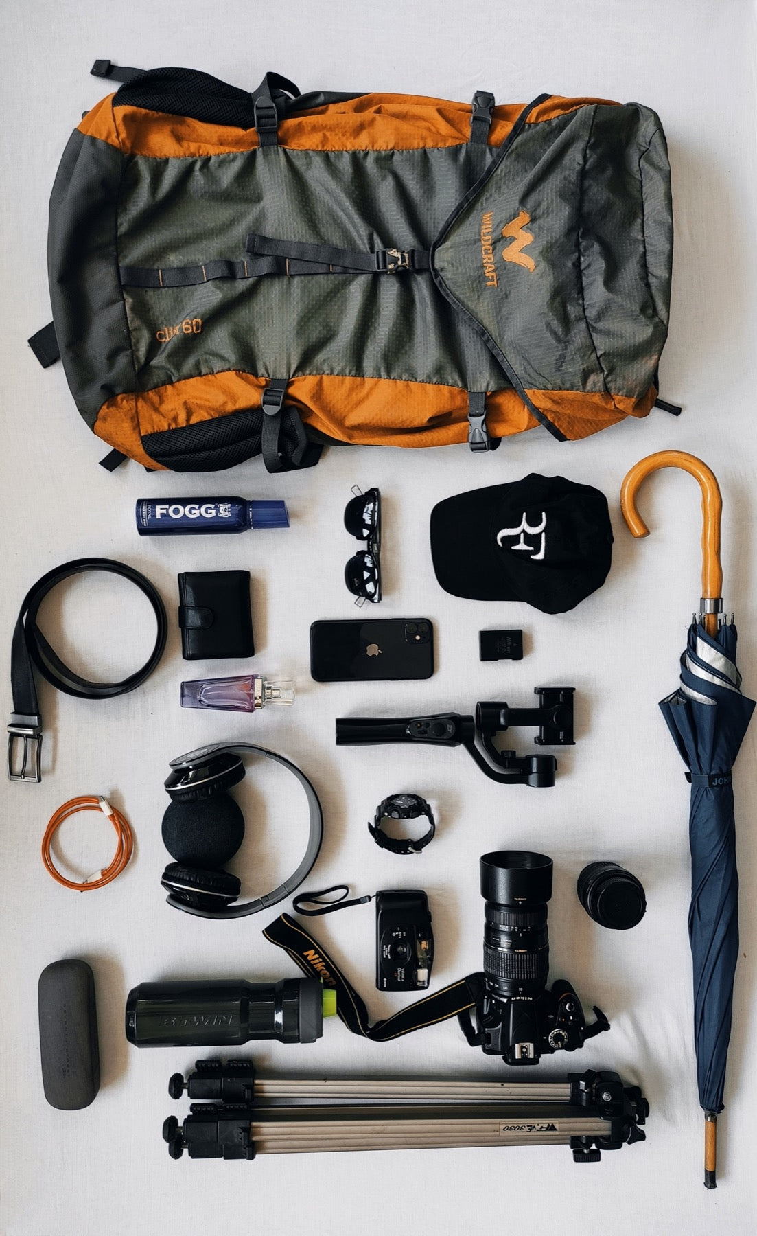 Backpack and outdoor gear ready for adventure